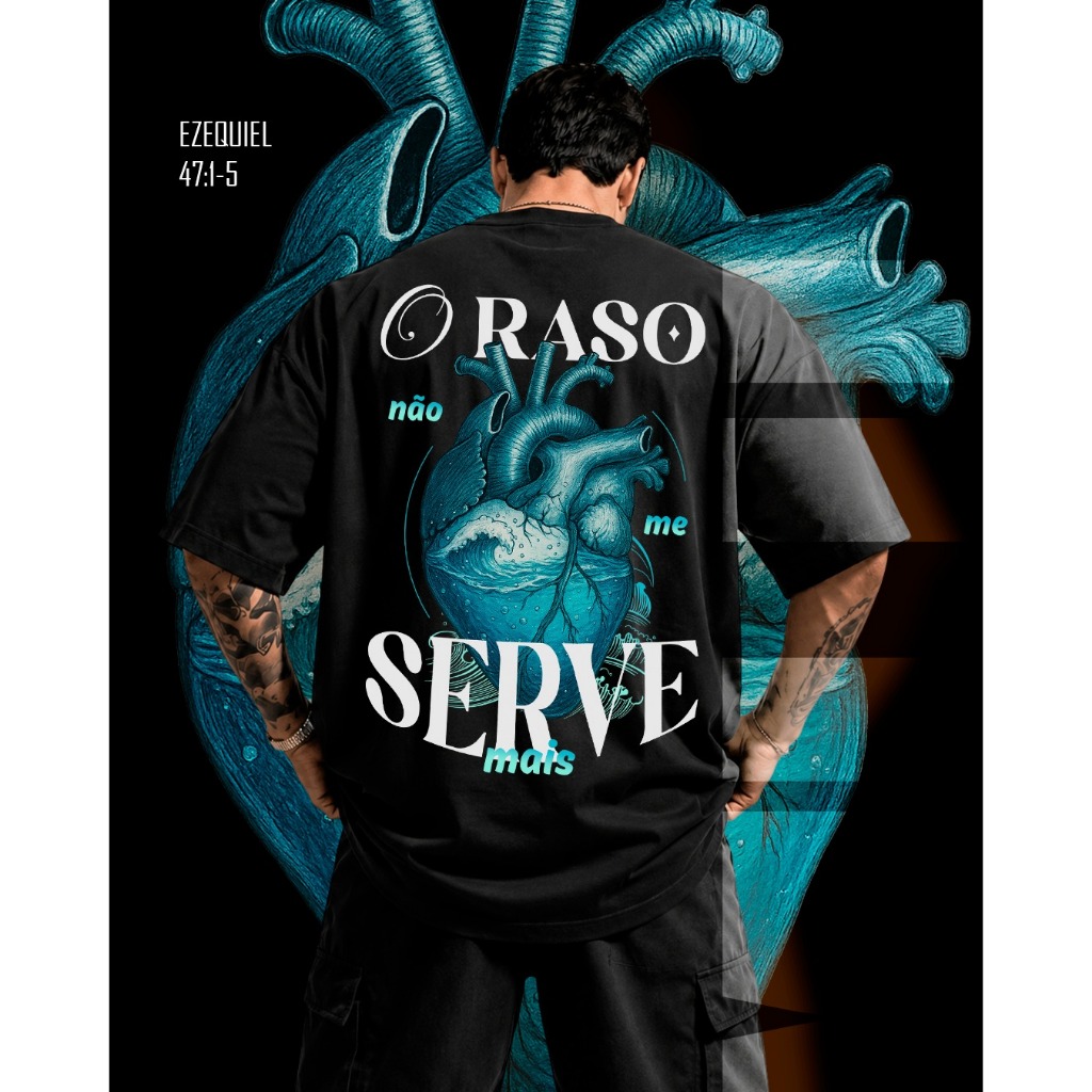Camiseta Unissex Cristã Diversas Estampa Frente e Costas Estilosa Estilo Moda Evangélica Jesus Gospel Igreja do P ao G3
