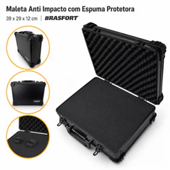 Maleta Anti Impacto com Espuma 39x29x12cm Média Brasfort