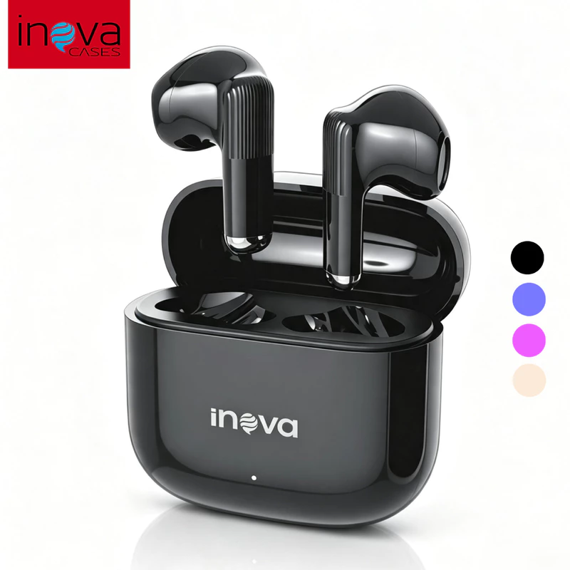 Fone de Ouvido Sem Fio Bluetooth 6.0 TWS 9D com Microfone