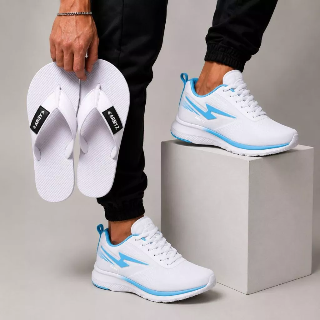 Kit Tênis Esportivo Masculino + Chinelo Leve Macio Conforto Promoção