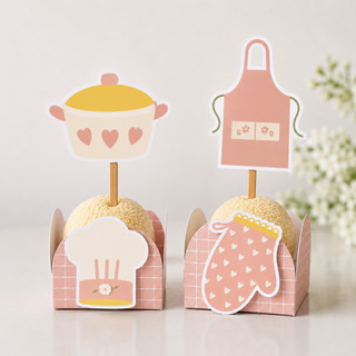 Kit Forminha para doces com aplique mini chef/forminha para doces festa infantil mini chef/kit festa infantil mini chef