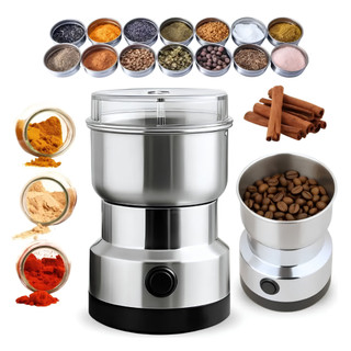 Moedor de Café Elétrico 127V/220V 8 Lâminas 240W 41000RPM Aço Inox para Café Especiarias