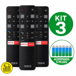 Controle Remoto Para Tv TCL Smart Netflix Globoplay