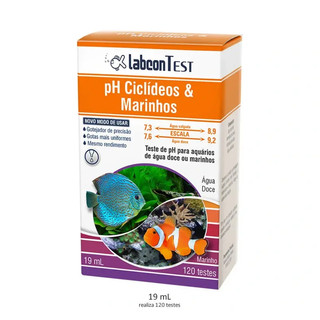 Labcon Test pH Ciclídeos & Marinhos 19ml · Teste de pH para Aquários de Água Doce…
