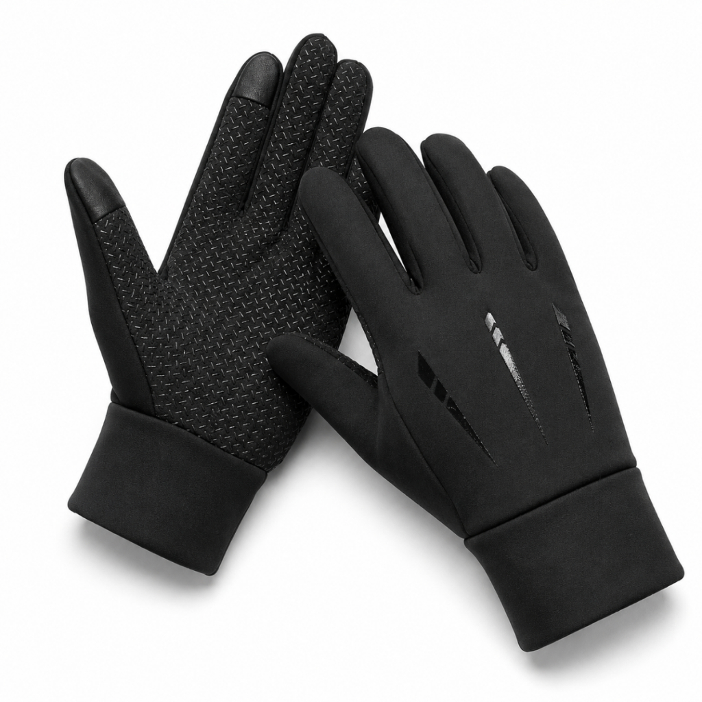 Luva Impermeável Moto Bike Térmica Touch Touchscreen Antiderrapante Proteção Chuva Inverno Frio