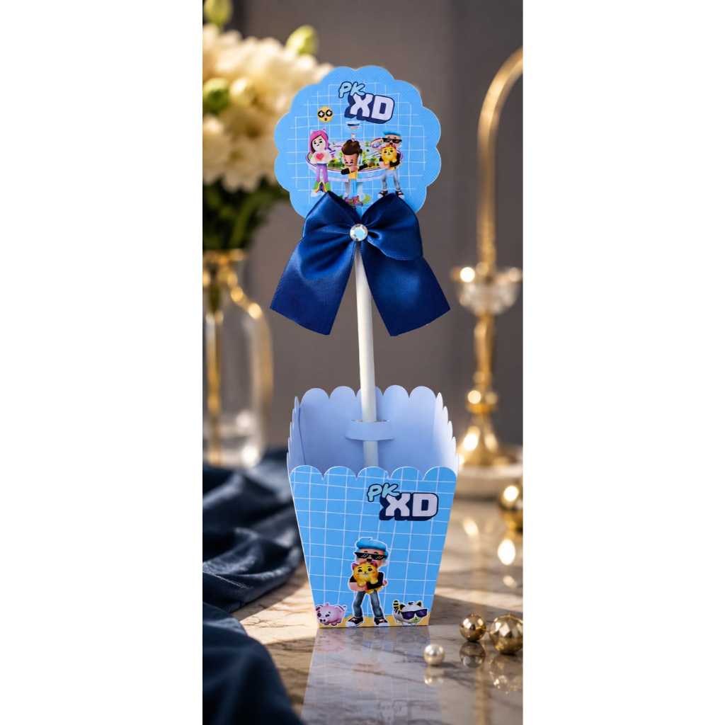 Centro de Mesa Personalizada - Cachepô - Semi-Montadas - Lembrancinha para Festas - PKXD