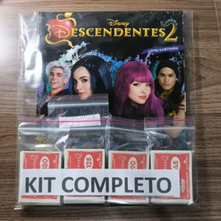 álbum de figurinhas descendentes 2 completo para colar