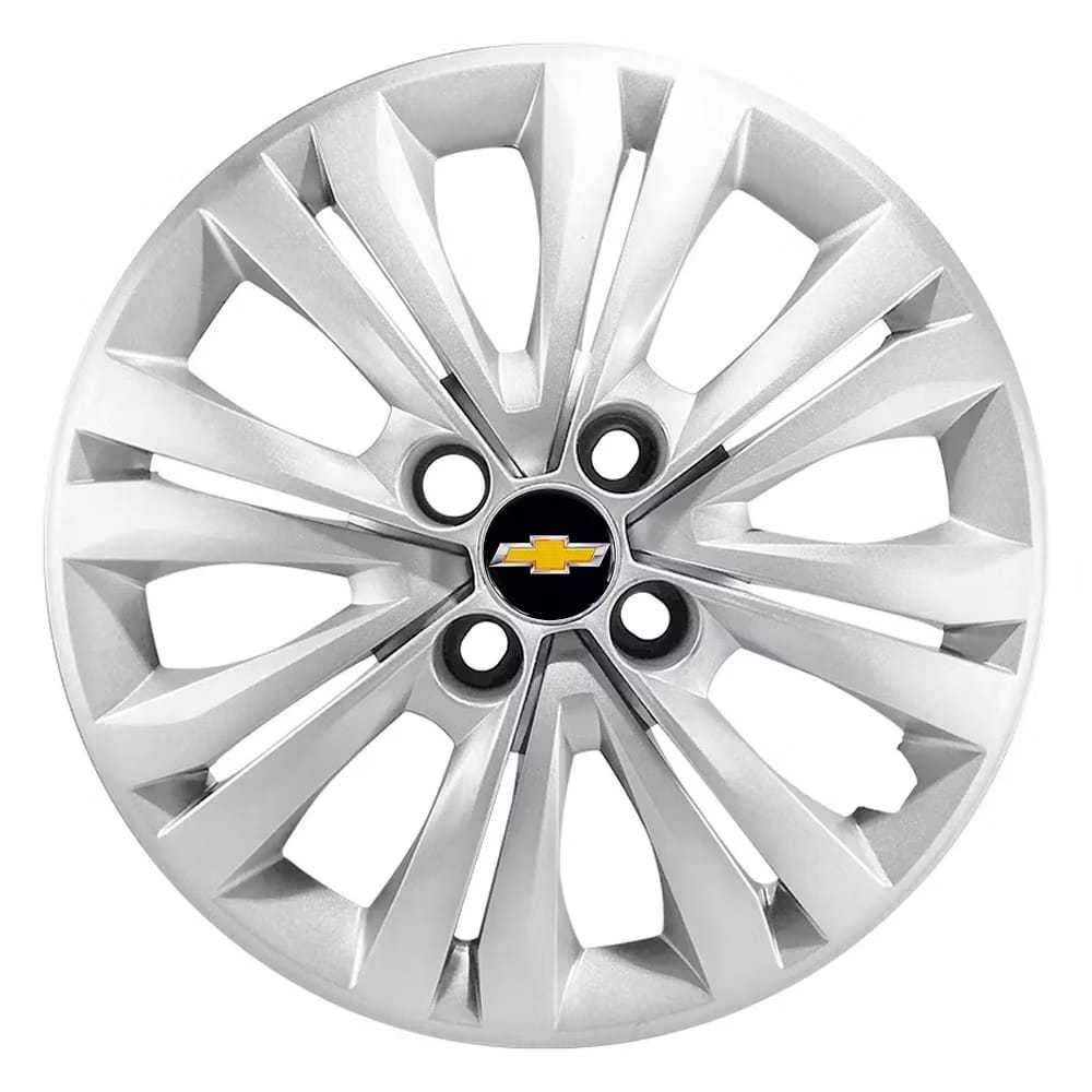 Jogo de 4 Calotas Aro 14 Linha GM Corsa Onix Prisma Celta Meriva Agille Montana