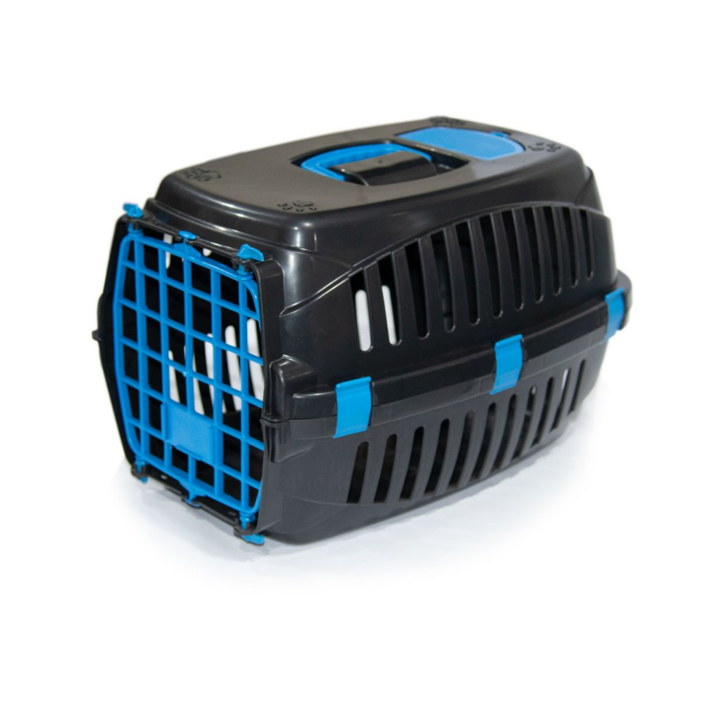 1.	Caixa Transporte Pet N2 Black Premium Cães Gatos Coelhos | Abertura Superior + Comedouro