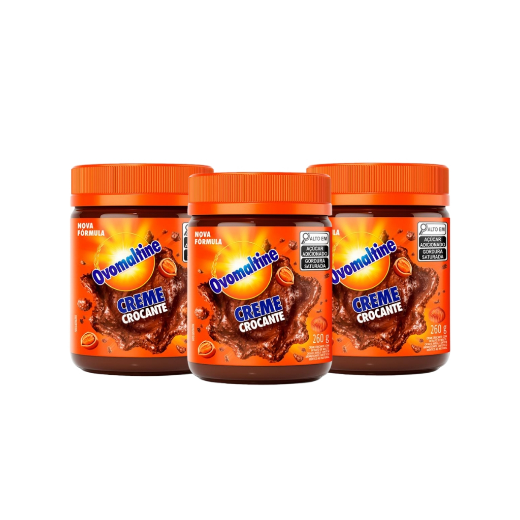 Kit 3un Ovomaltine Creme Crocante 260g