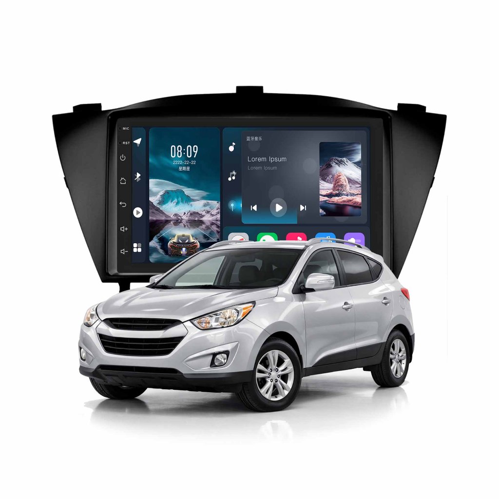 Multimídia 7" 2+64gb Hyundai Ix35 Soaudio Carplay Android Gps Qled