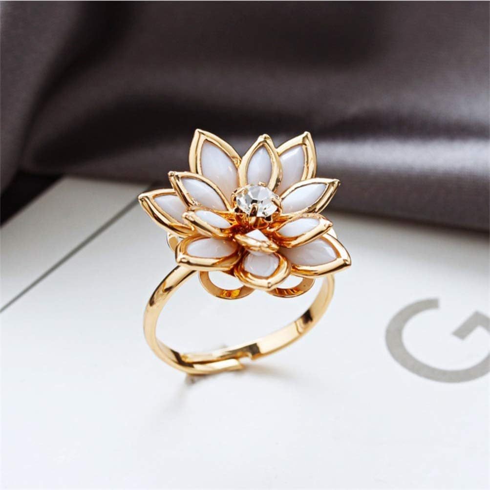 Anel Ajustável Flor de Lótus