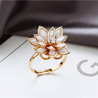 Anel Ajustável Flor de Lótus