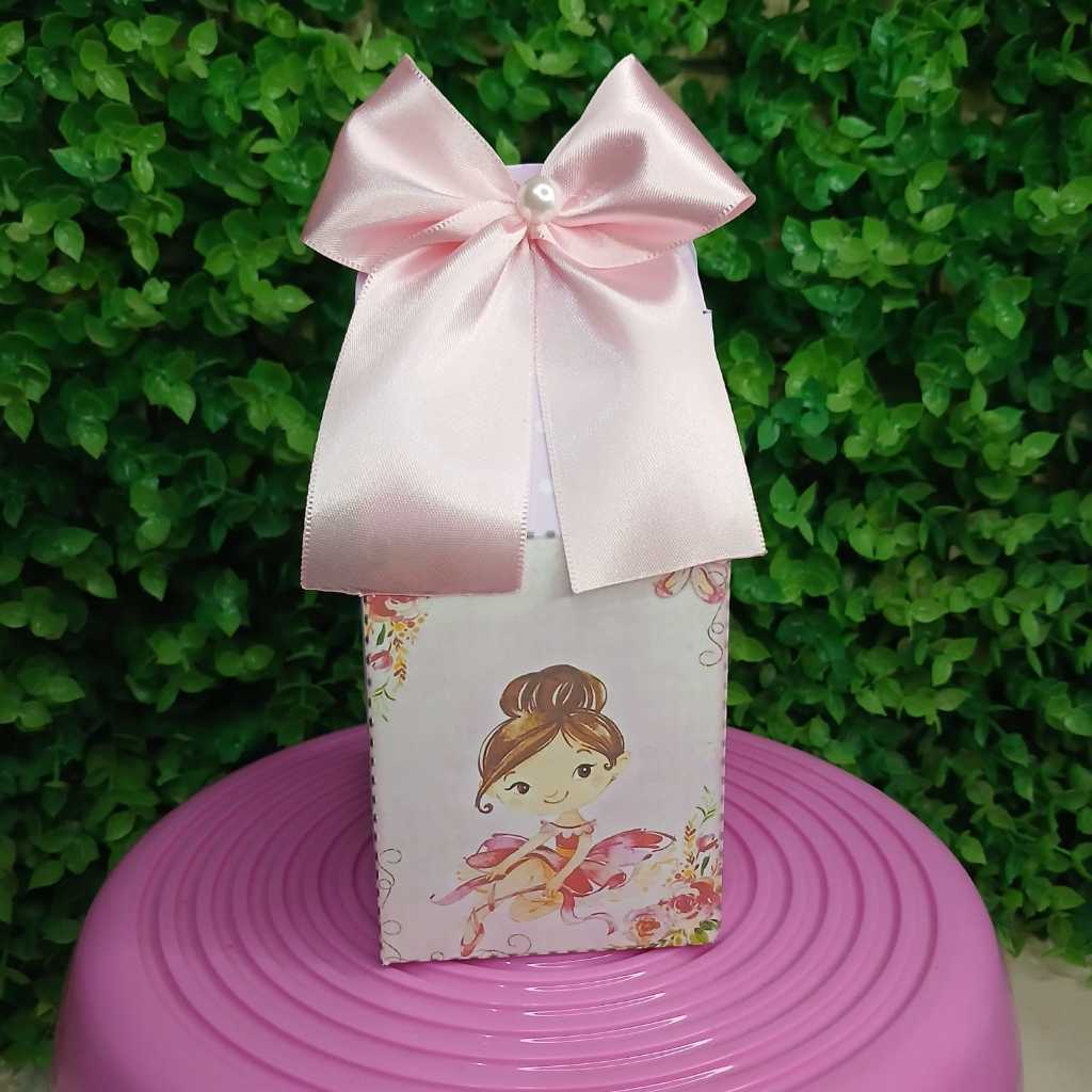 Caixa milk personalizada Festa Infantil BAILARINA, Lembrancinha, aniversário, mimo, decoração