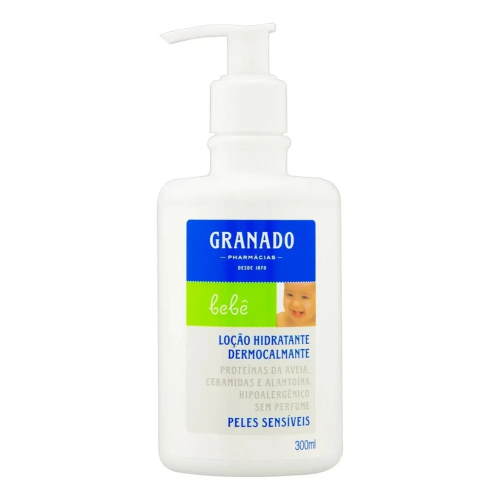 Loção Hidratante Granado para Bebê 300ml - Alivia Coceiras e Vermelhidão