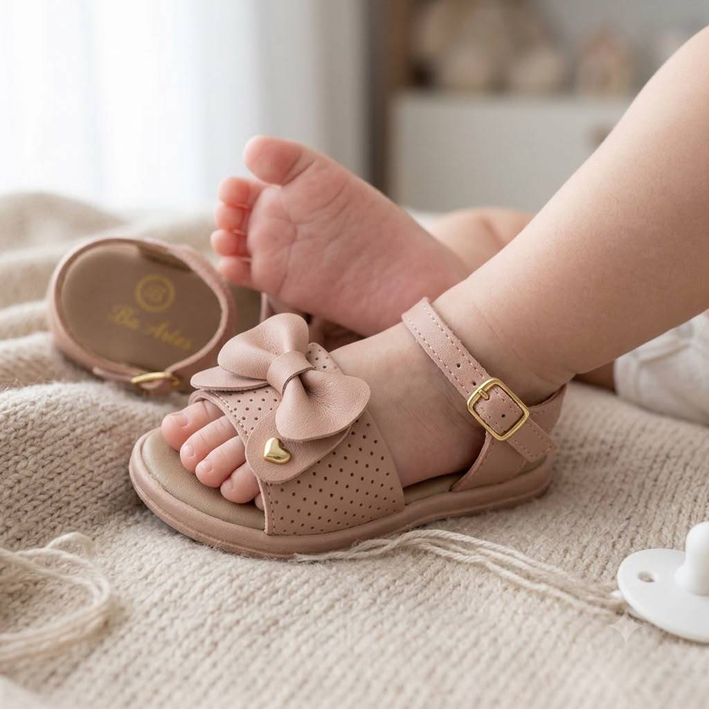 Sandália Menina Infantil Feminina Blogueira Confortável e Leve