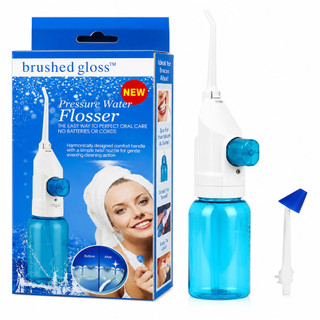 Limpador Oral Bucal Irrigador A Jato Dental Limpeza Dente Portátil Power Brushed Gloss