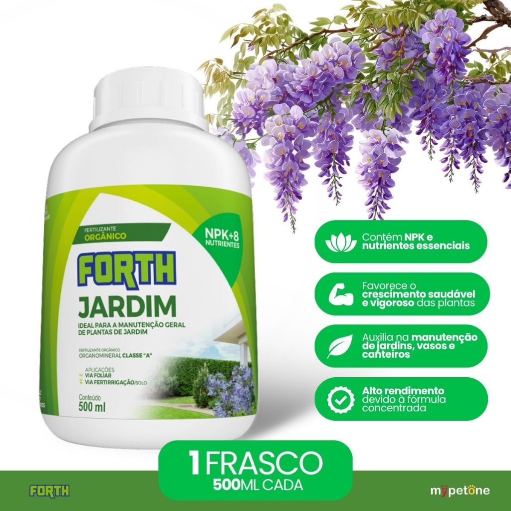 Forth Jardim Concentrado Fertilizante Orgânico - 500 ml