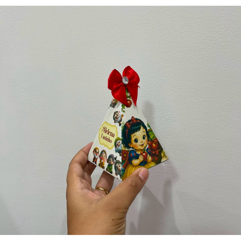 Caixinhas Pirâmide - Caixinhas para decoração e lembrancinha de aniversário