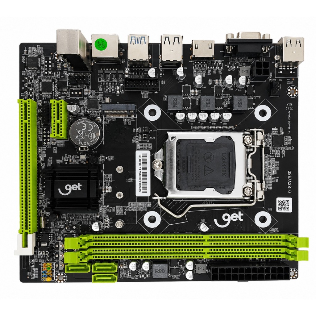 PLACA MÃE GET H81 M2 LGA 1150 DDR3 SUPORTE INTEL 4º GERAÇÃO