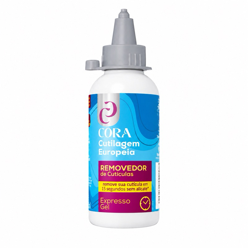 Removedor Cutículas Cora Gel 100ml Cutilagem Europeia Unha