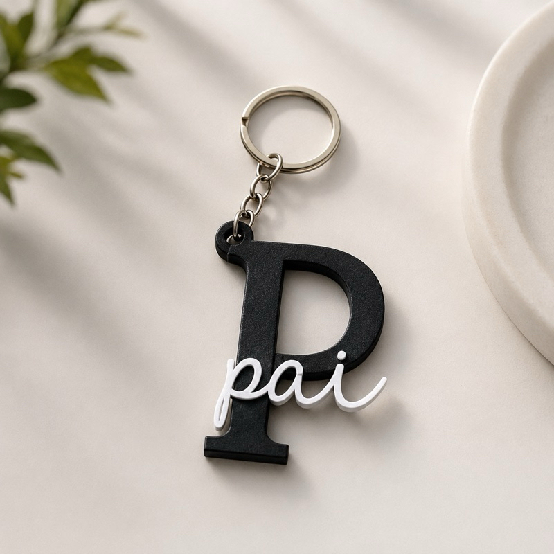 Kit Chaveiros Dia dos Pais Lembrancinha para Pai Presente Família Parente