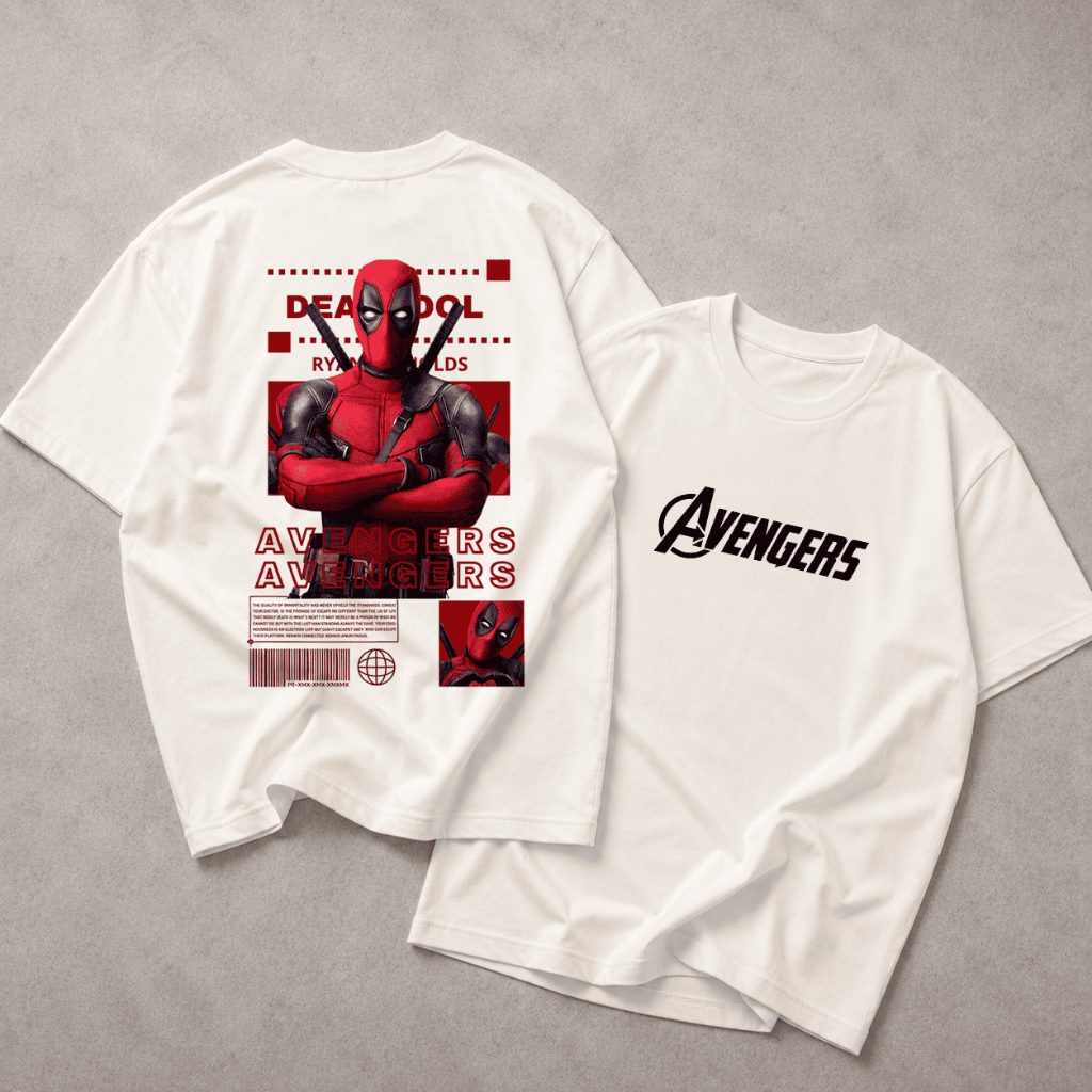 Camisa Camiseta Estampada Deadpool Filme Vingadores Herói 100% Algodão