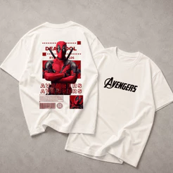 Camisa Camiseta Estampada Deadpool Filme Vingadores Herói 100% Algodão
