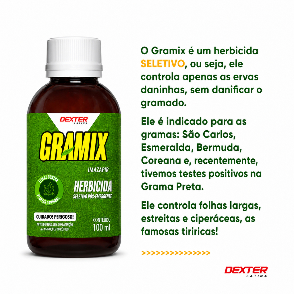 Gramix Seletivo Para Gramados Herb Tiririca Daninha 100 Ml