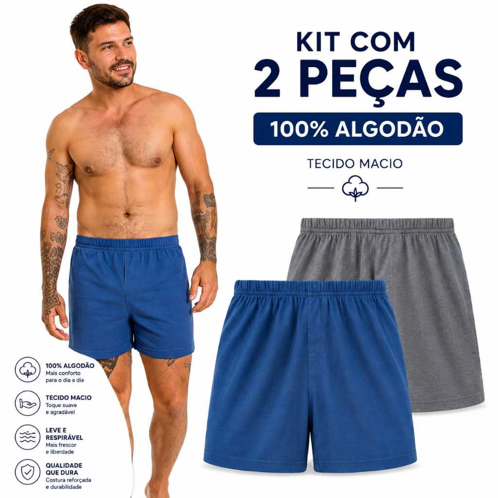 Kit 2 Samba Canca Pijama De Algodao Cores Sortidas