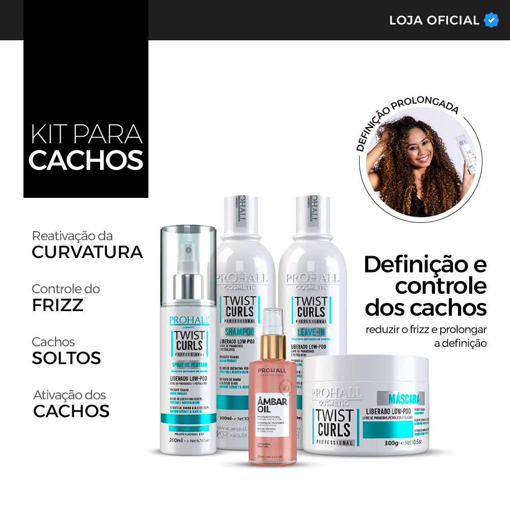 Cachos Definidos com Brilho: Hidratação, Finalização e Toque Sedoso | Twist Curls + Âmbar Oil