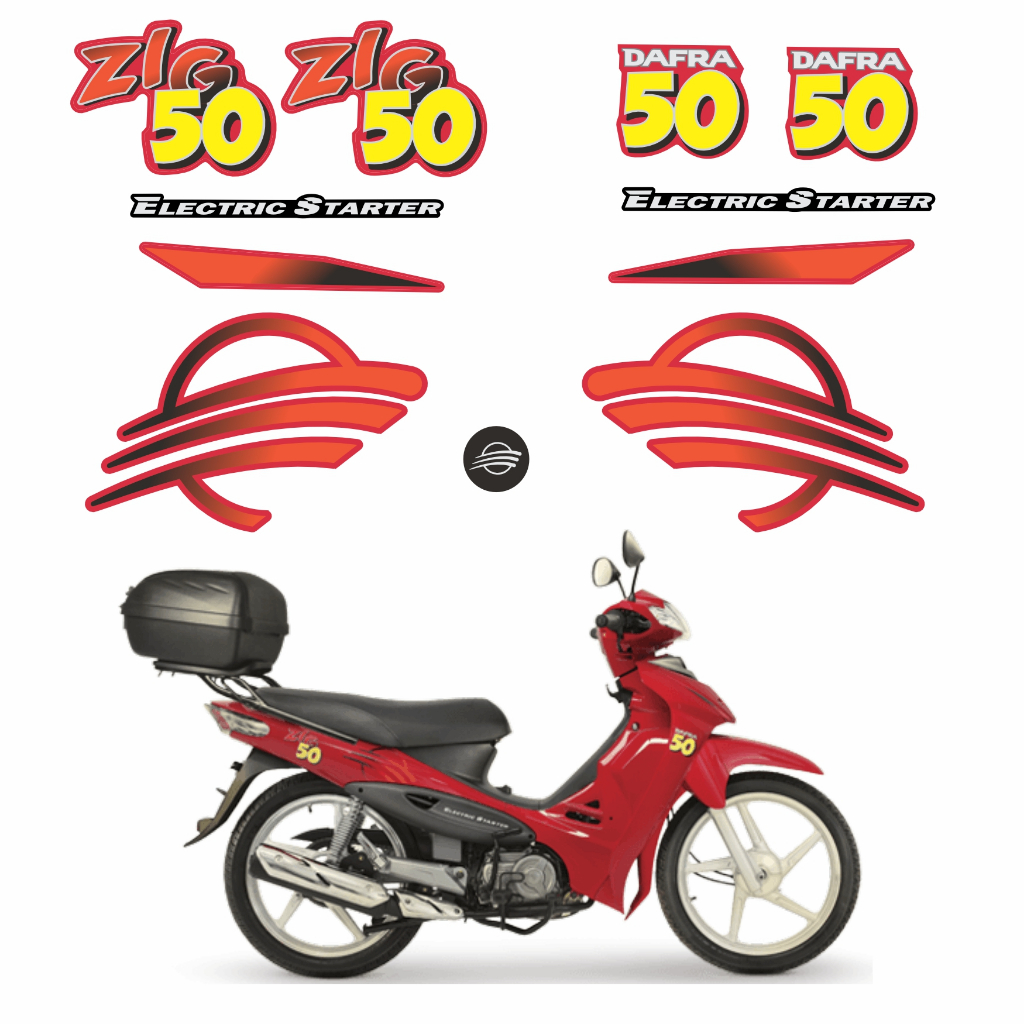 Faixa Adesivos dafra Zig 50cc