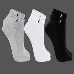 3 / 6 / 12 Meias Soquete Preta Algodão Cano Curto Soquete Kit 6 Pares Básica LAZL