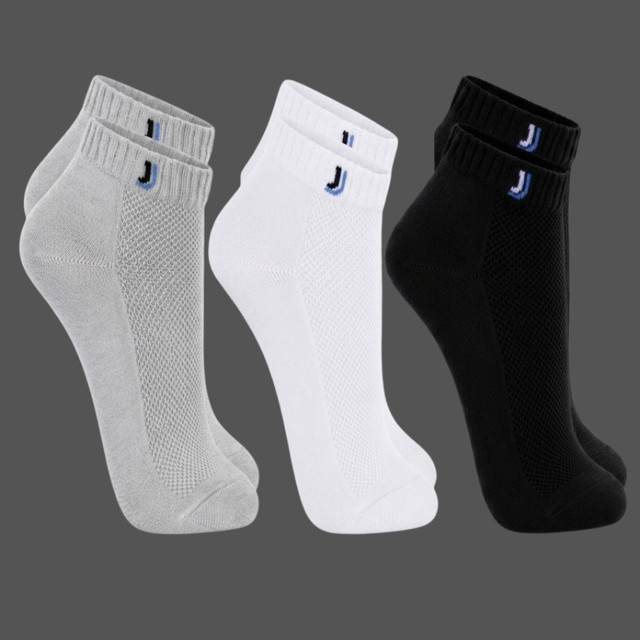 12 Meias Soquete Preta Algodão Cano Curto Soquete Kit 6 Pares Básica LAZL
