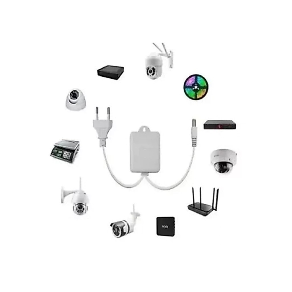 Fonte de Alimentação 12V 2A Bivolt para Câmera IP Speed Dome P4