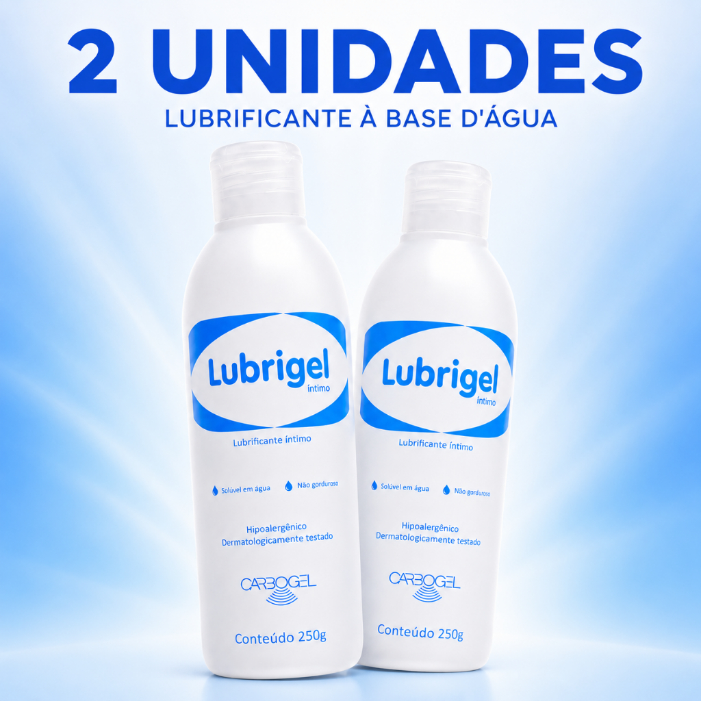 Gel Lubrificante Íntimo á Base de água Lubrigel 250g - Carbogel - Ky Sex Shop Casal Namorados Anal Vaginal