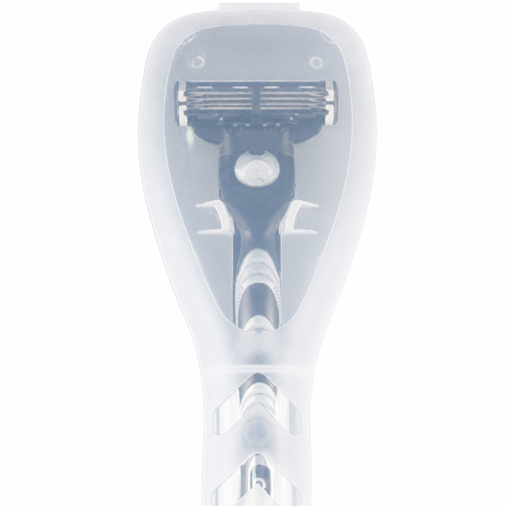 Estojo Protetor Para Barbeador Gillette Plástico Reforçado Viagem Portátil