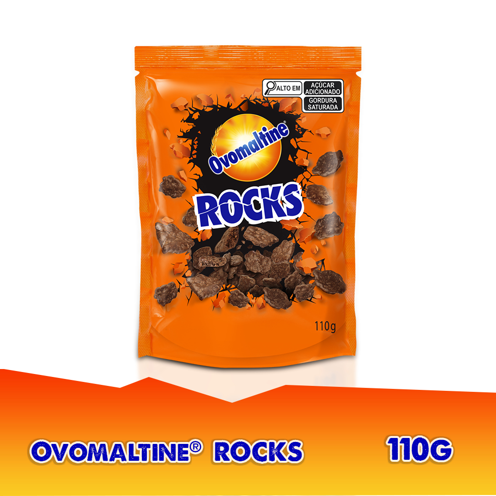 Ovomaltine Rocks Sachê 110g Chocolate ao Leite