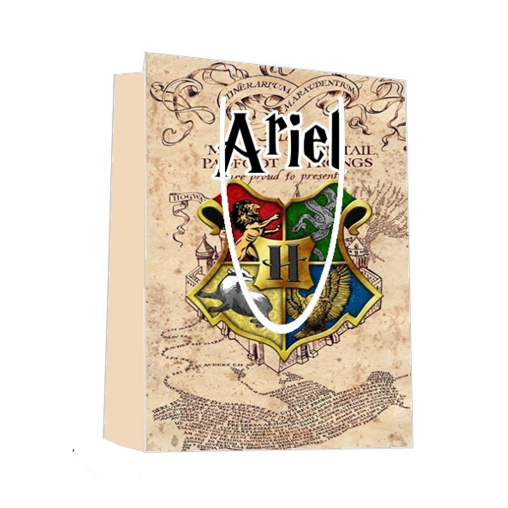Sacolinha Harry Potter Personalizada para Aniversário/ Lembrancinha Festa Infantil / Qualquer nome e idade
