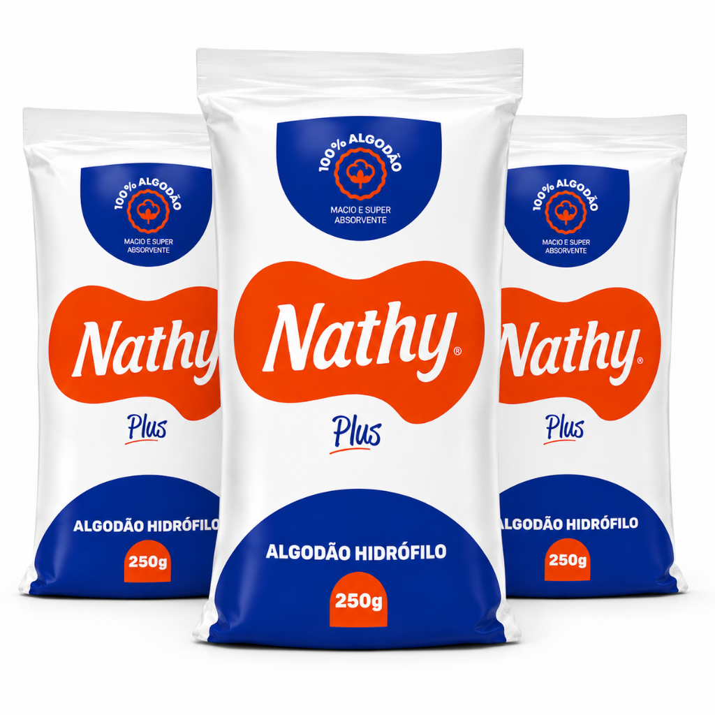 Algodão Hidrófilo Em Rolo 750g Algodão Absorvente Ideal Para Higiene Pessoal
