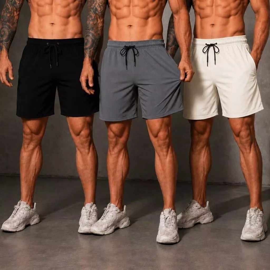 Bermuda Shorts Elastano Masculino M ao G2 Shorts Praia Original Bolsos Laterais