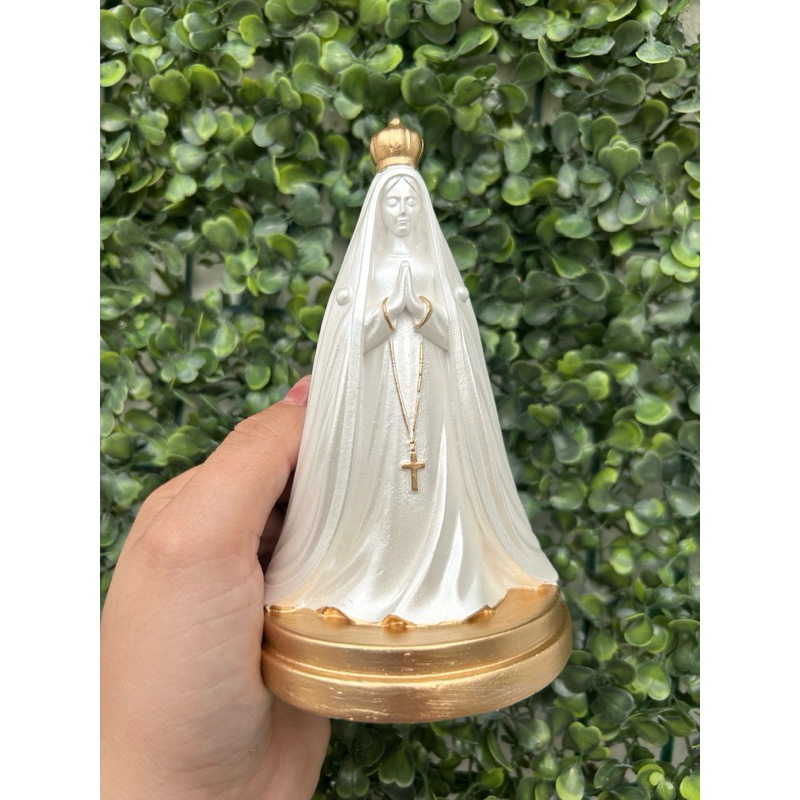 Mini Nossa Senhora Aparecida 12cm Escultura Decorativa para abençoar