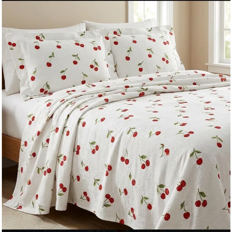 Kit colcha cobre leito 4 peças cama casal padrão, queen e king roupa de cama