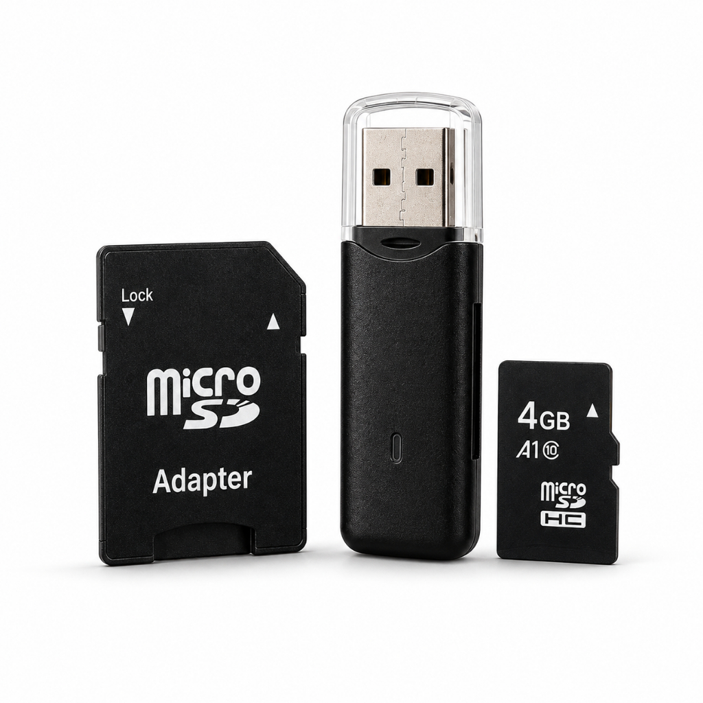 Cartão Memória Micro SD 4GB 8GB 16GB Para Celular Câmera USB Kit