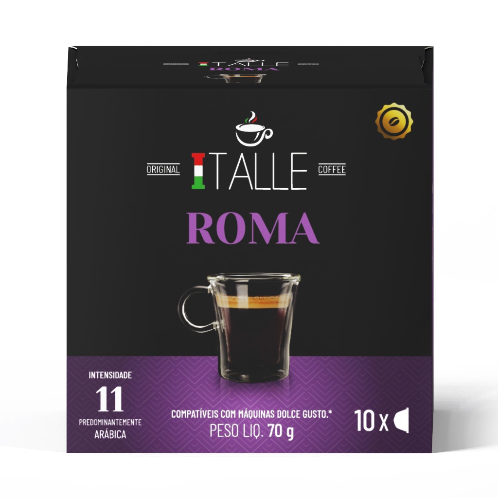 Cafe Capsula Dolce Gusto Roma Cafe Italle 1 Und