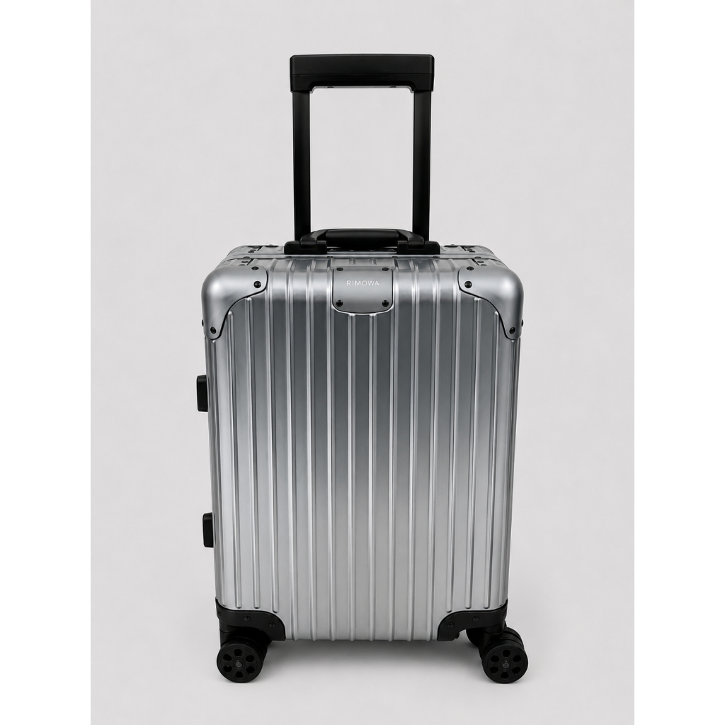 Mala Rimowa Bagagem de mão de cabine Rimowa em alumínio e policarbonato Viagem com segurança.