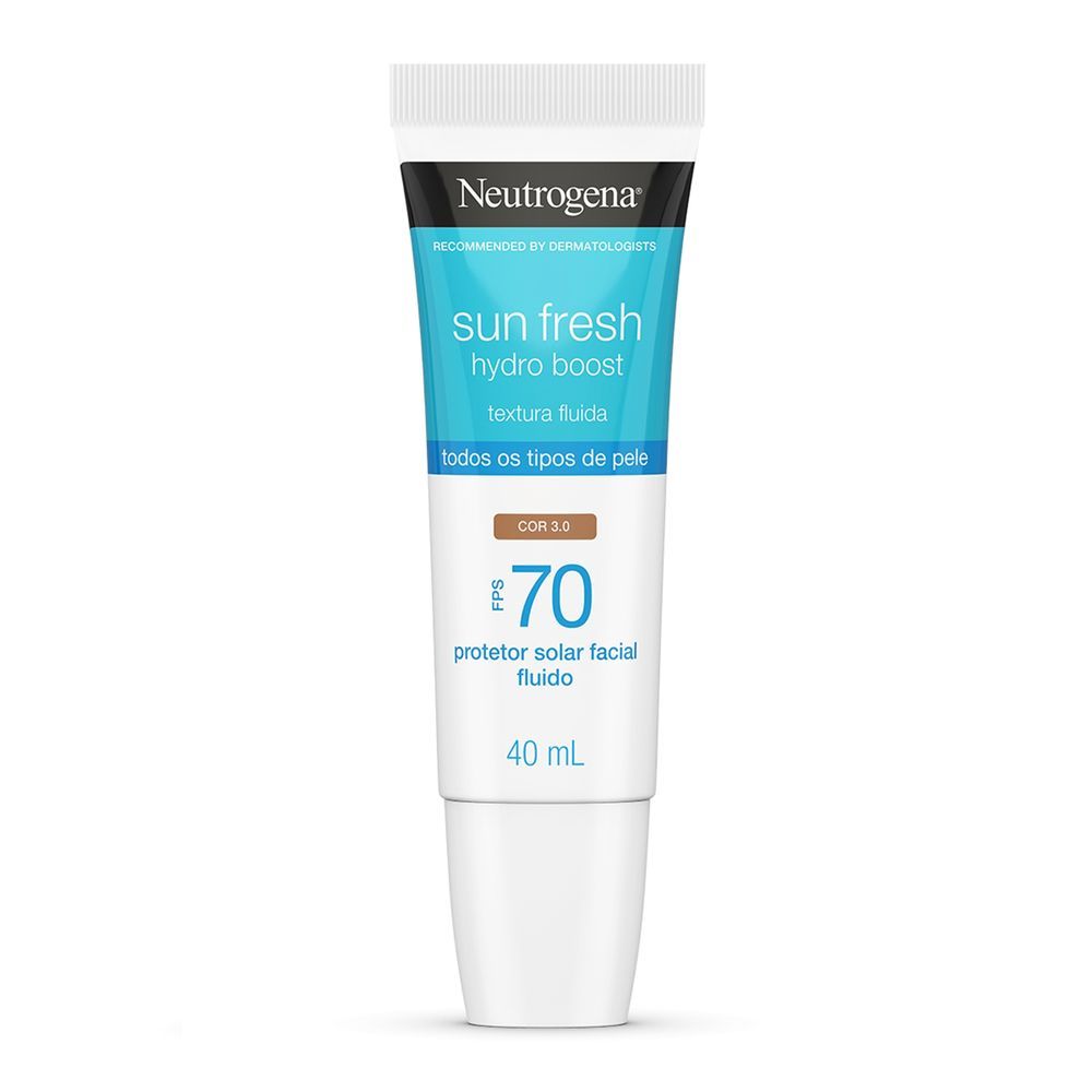 Neutrogena Sun Fresh Hydro Boost Cor 3.0 FPS 70 40mL
