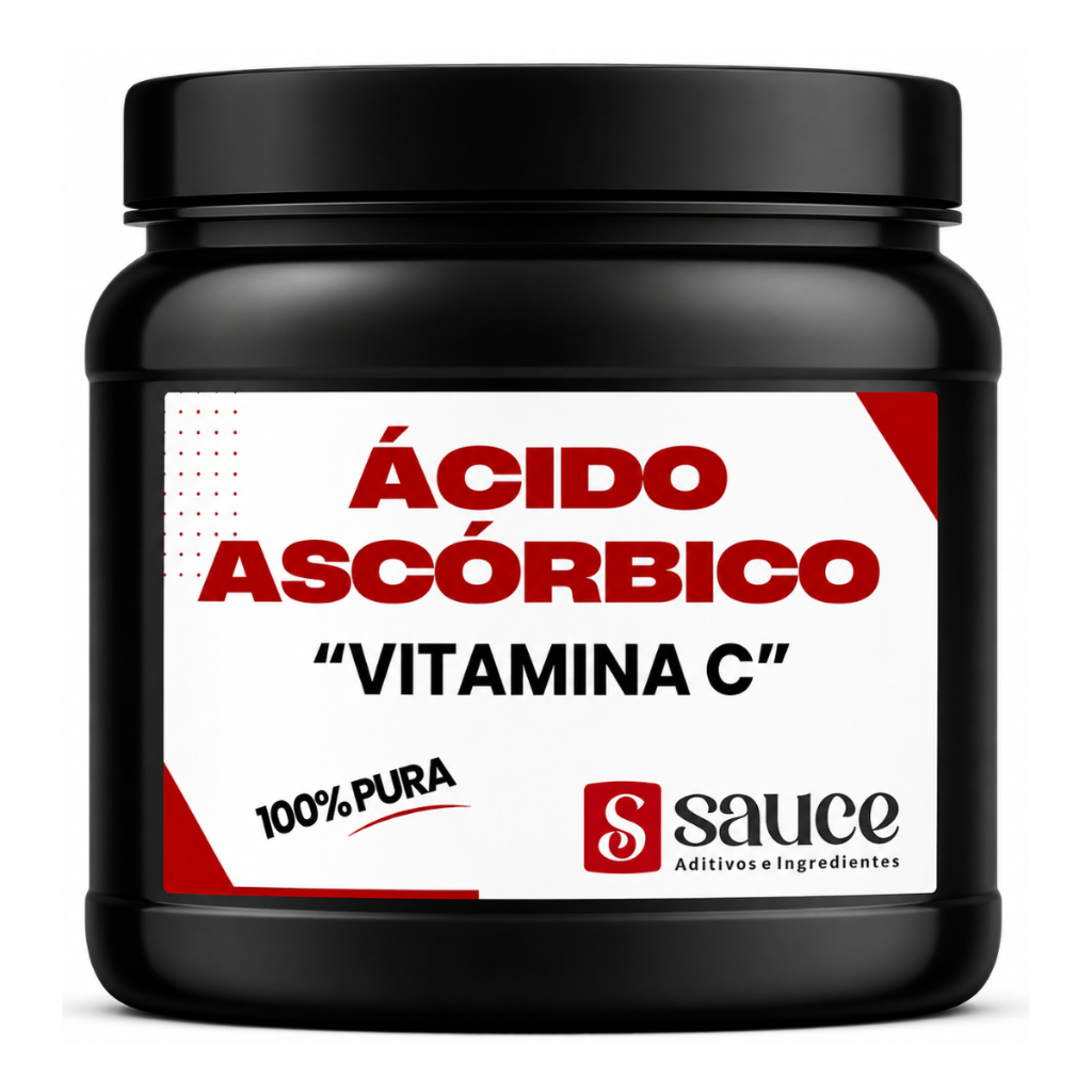 Ácido Ascórbico 100% Puro Vitamina C Em Pó Alimentos Bebidas Cosméticos Saúde Imunidade 200g 500g 1kg