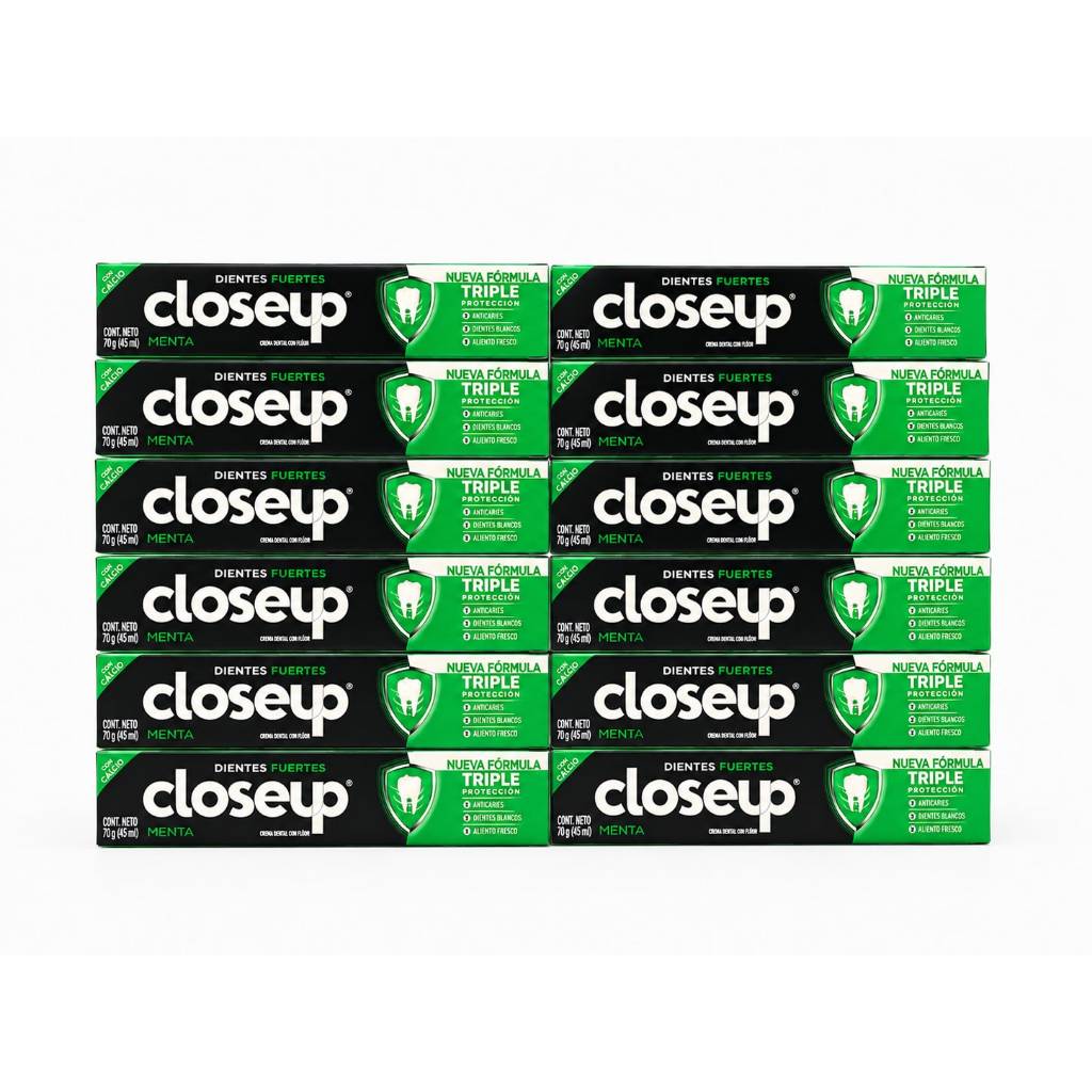 Kit 12 und Creme Dental Close Up Triple 70g