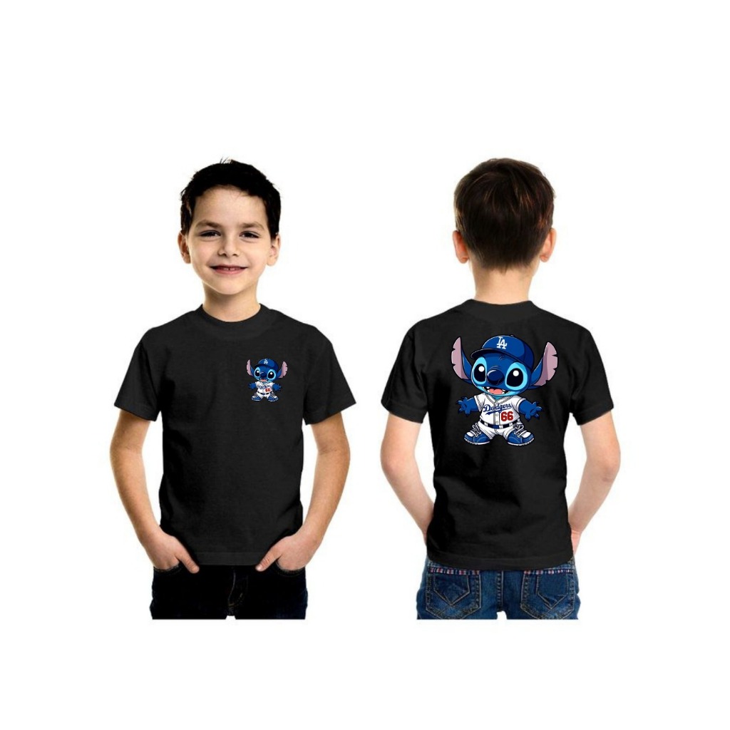 Camiseta Stitch Infantil 100% Algodão Evoluções Camiseta infantil Camiseta Premium - Envio em 24 horas - LC.ShoppingBlue